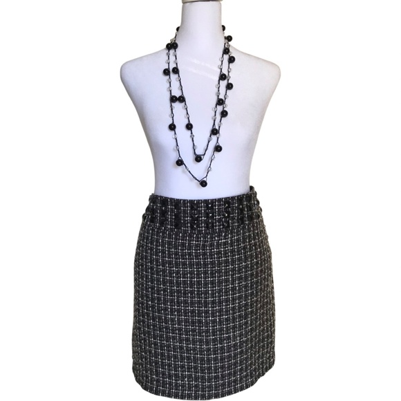Heart Soul Wool Skirt w/ embellishments - Picture 1 of 12